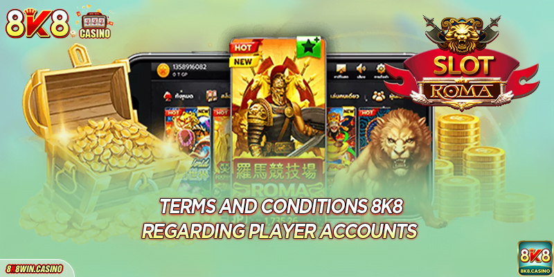Terms and conditions FB777 regarding player accounts